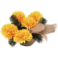 Květinové aranžmá v míse s 5 květy 22x36cm 443799