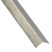 Profil uholníkový samolepiaci PVC titán 19.5x19.5x1000