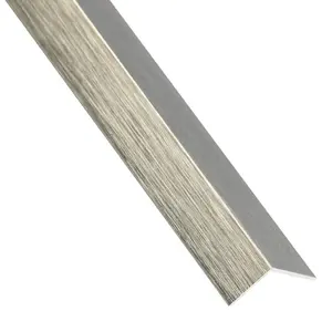 Profil uholníkový samolepiaci PVC titán 19.5x19.5x1000