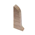 Ľavá záslepka podlahovej lišty 158 EASY - Dub Belfast