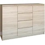 Komoda 2D4S 120 Dub Sonoma