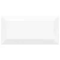 Obklad Metrotiles white glossy 10/20