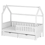 Posteľ Domček Natan 80x160 biela