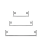 Polička Mobi 3p Biela