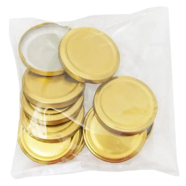 Víčka na závit 66 zlaté balení 10 ks BA7631