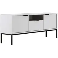 Tv stolek 135 Austin bílá/černá