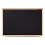 Kriedová tabuľa s dreveným rámom 60x40 cm