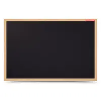 Kriedová tabuľa s dreveným rámom 60x40 cm
