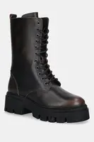 Kožené workery Bianco BIAMIA dámské, hnědá barva, na platformě, 11302217