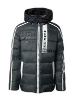 CAMP DAVID Zimná bunda  jedľová / biela