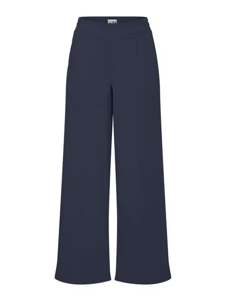 ICHI Plisované nohavice 'IHKate'  tmavomodrá