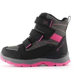 ALPINE PRO NERADO Dětské sněhule, černá, velikost