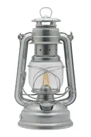 LED svítilna Feuerhand Hurricane Baby Special 276, 26,5 x 15 x 13,5 cm šedá barva