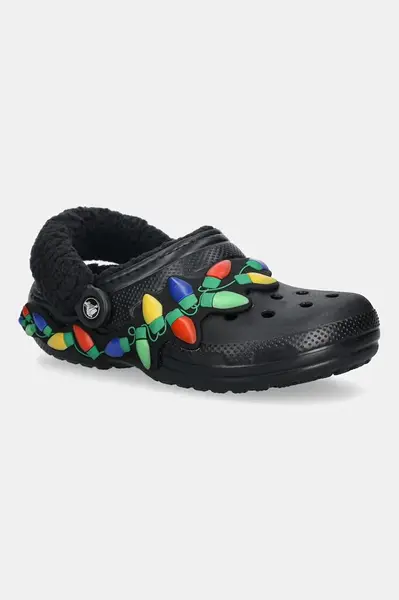 Pantofle Crocs Classic Lined Holiday Lights Clog
