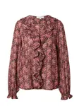 rosemunde Blúzka 'Sally'  ružová / červená / bordová / čierna
