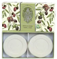 LA FLORENTINA Kazeta mýdel Olivo in Fiore 2 x 115 g
