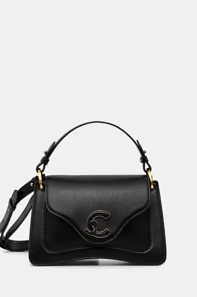 Kožená kabelka Coccinelle C-ME CALF&MARB