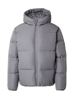 HOLLISTER Zimná bunda  sivá