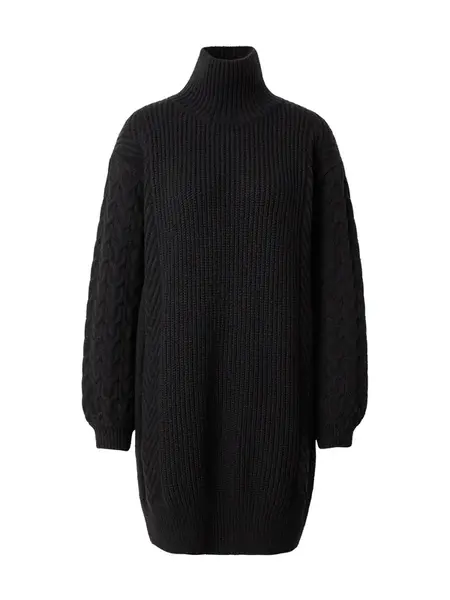 ABOUT YOU Pletené šaty 'Pia'  čierna