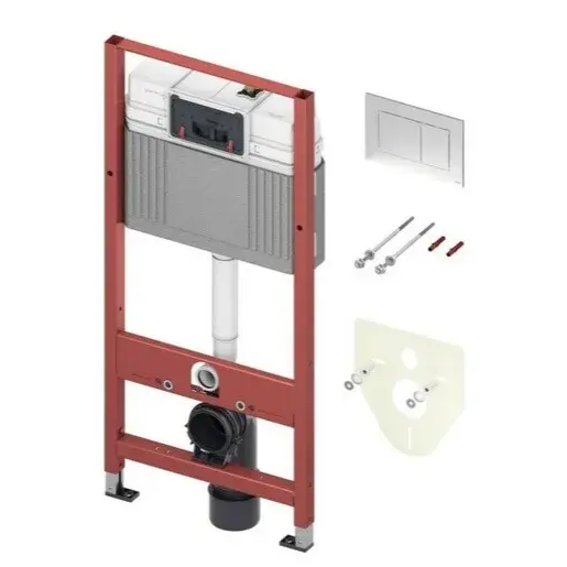 Set do sadrokartónu k WC Tece tlačidlo lesklý chróm 9.400.412