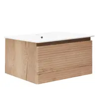 Kúpeľňová skrinka s umývadlom Naturel Savona 98x43x44, 8 cm dub halifax mat SAVONA100DH