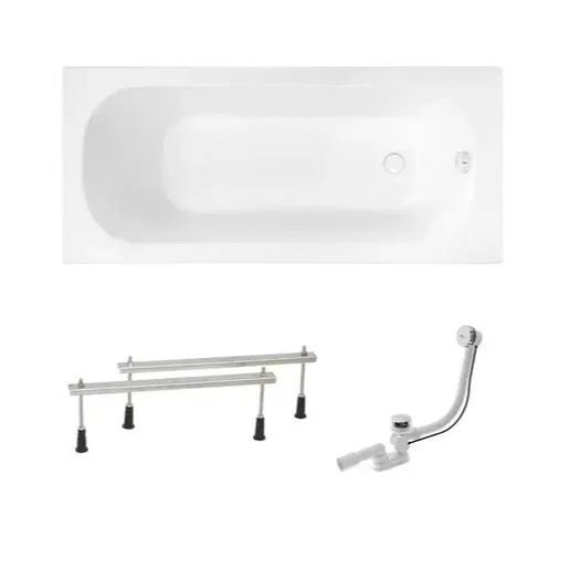 Obdĺžniková vaňa SAT Mika 150x70 cm akrylát ľavá aj pravá SATMIKA1500AN