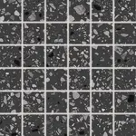 Mozaika RAKO Porfido čierna 30x30 cm mat / lesk DDM06812.1