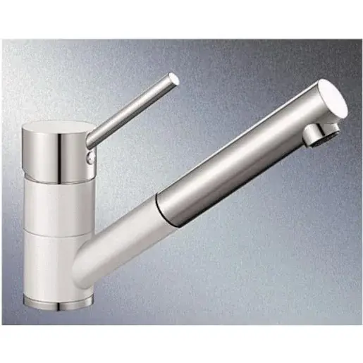 Blanco Antas - S drezová batéria s vyťahovacou sprškou biela/chróm 515350