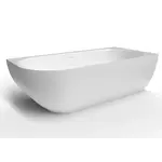 Voľne stojaca vaňa SAT Nelly 175x82 cm liaty mramor pravá NEL1700P