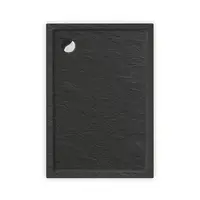 Roth Flat Stone Effect sprchová vanička obdĺžniková 150x80 cm akrylát antracit 8000340