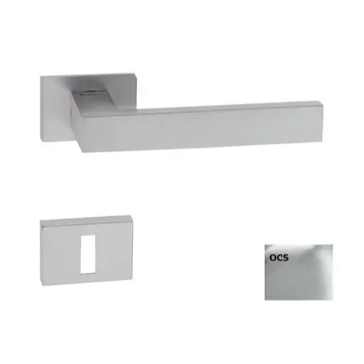 Kľučka Naturel Square-rt,cr brúsený, WK hranatý SQUARERTOCS