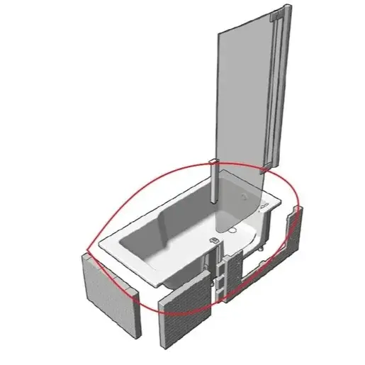 Juwel Duett vaňa s dvierkami pravá 160x75cm DUW203WS