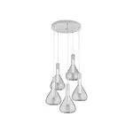 LED závesné osvetlenie Cinque Cipera biela 345030531