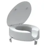Zvýšené sedátko 12cm na WC pre seniorov, biela INVALWCSED