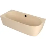 Voľne stojaca vaňa Polysan Sussi 160x70 cm liaty mramor ľavá béžová béžová 90191L.81