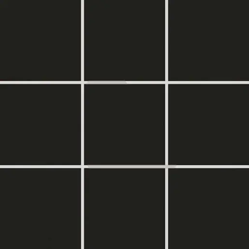 Mozaika Rako Color Two čierna 10x10 cm mat GAA0K048.1