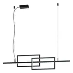 LED závesné osvetlenie Eglo PUEBLA čierna 39797