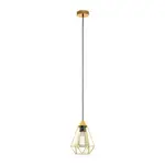 Závesné osvetlenie Eglo TARBES mosadz 43681