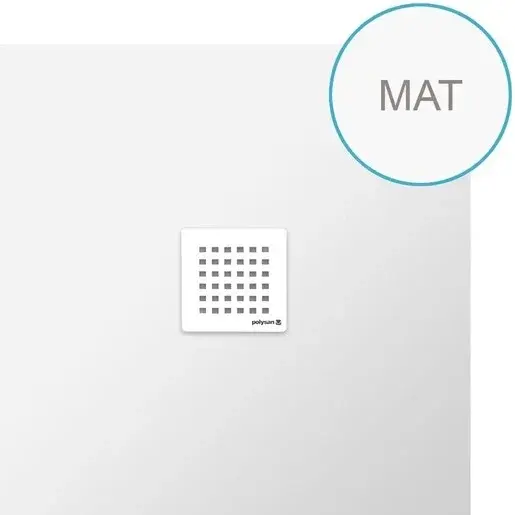 Polysan Flexia sprchová vanička štvorcová 80x80 cm liaty mramor 72941MAT