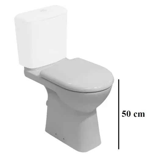 Wc kombi, pouze mísa Jika Deep spodný odpad H8236170000001
