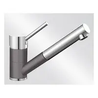 Blanco Antas - S drezová batéria s vyťahovacou sprškou šedá skala / chróm 518794