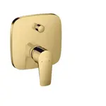 Hansgrohe Talis E sprchová a vaňová batéria bez podomietkového telesa leštěný vzhled zlata 71745990