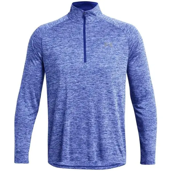 Under Armour TECH 2.0 1/2 ZIP Pánske tričko, modrá, veľkosť