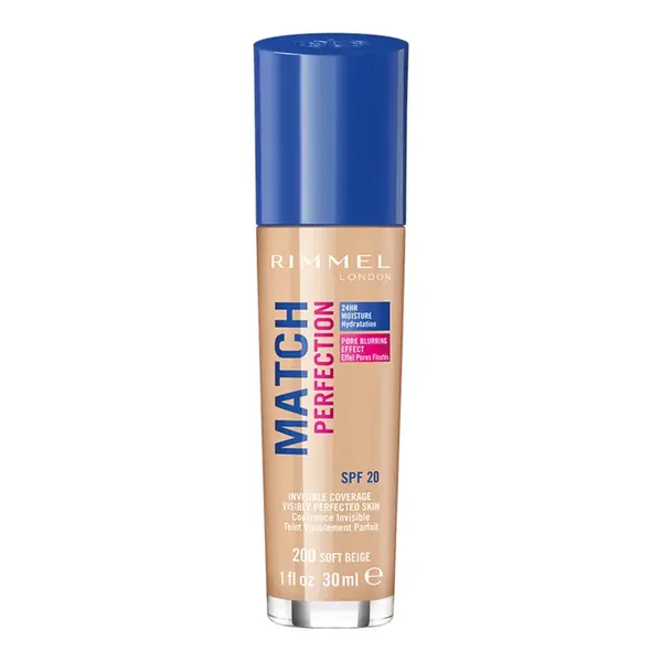 Rimmel Hydratačný make-up Match Perfection Foundation 30 ml 200