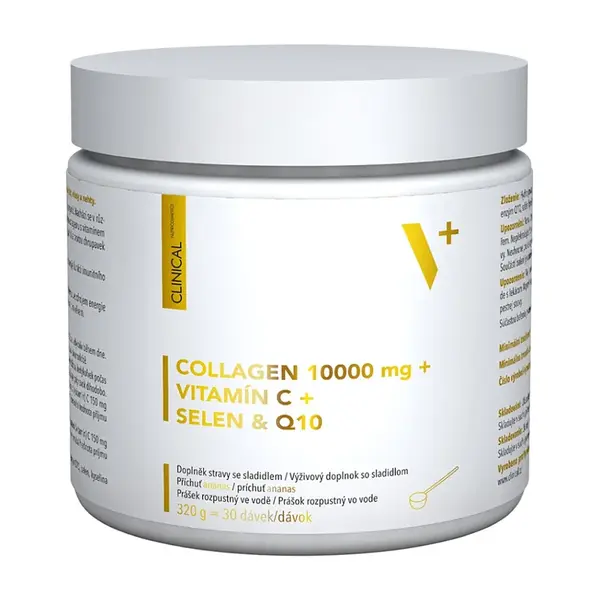 CLINICAL Collagen 10 000mg + vitamín C + selén & Q10 320 gramov