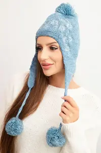 Kesi Dámská ušanka Emma K343 denim