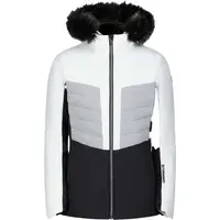 FUNDANGO SALINA PADDED JACKET Dámska lyžiarska bunda, biela, veľkosť