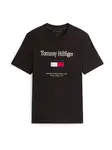 TOMMY HILFIGER Tričko  námornícka modrá / červená / čierna / biela
