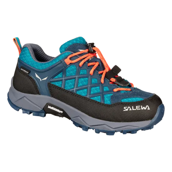 Salewa Wildfire WP EU 36, Caneel Bay/Fluo Coral Dětské boty