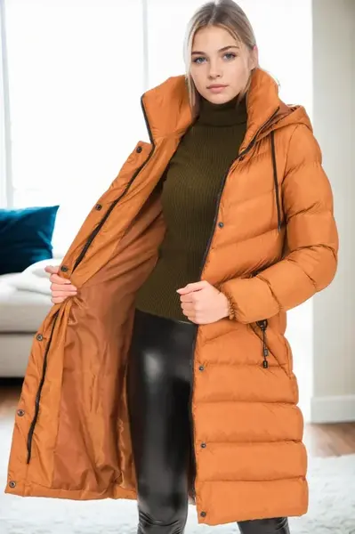 Z9719 DEWBERRY WOMEN'S COAT-TAN